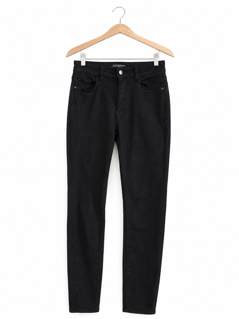 DL1961 Florence Instasculpt Skinny Jeans Black Size 26